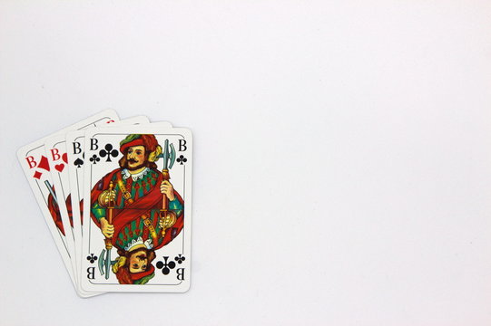 Playing Cards 4 jacks