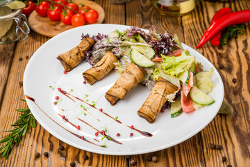 Healthy food beautiful and tasty food on a plate