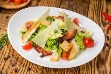 Healthy food beautiful and tasty food on a plate