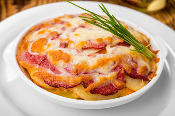 Healthy food beautiful and tasty food on a plate