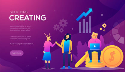 web page for distance education, e-learning, online courses, tutorials. Web page vector illustration design templates. Edit and customize modern concepts. Website and mobile website development