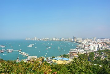 Fototapeta na wymiar Pattaya City View Point
