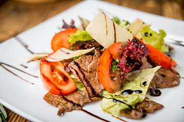 Healthy food beautiful and tasty food on a plate