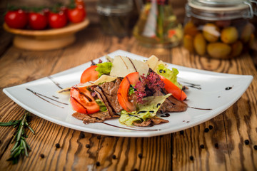 Healthy food beautiful and tasty food on a plate