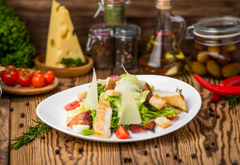 Healthy food beautiful and tasty food on a plate