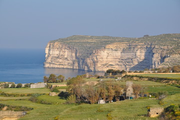 Xlendi Cliffs Gozo Malta