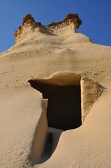 salt pans hut at qbajjar gozo