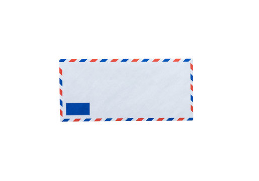 envelope on isolated white background