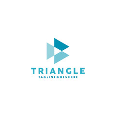 Triangle Logo / Flat Icon / Digital Vector / Modern Symbol / Business Logo Design Inspiration