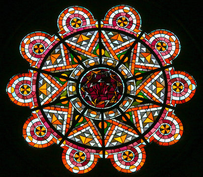 Crown of Thorns - Stained Glass in Sacre Coeur, Paris