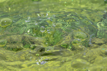 Drop of water background.