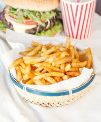 French fries with paprika