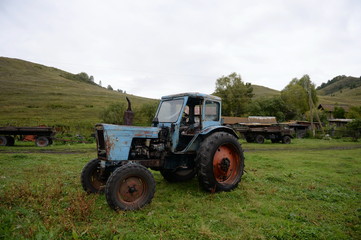 Old tractor MTZ-80