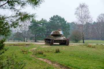 Panzer im Truppenübungsgelände