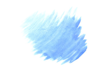 blue watercolor colorful background.A model for the design and printing of texts.Paint on wet paper 