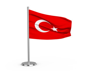 Flapping flag Turkey