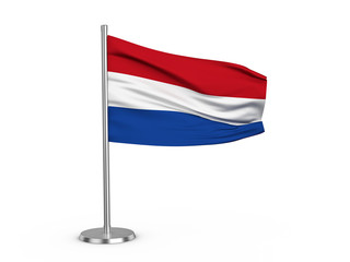 Flapping flag Netherlands