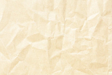 Crumpled brown paper texture