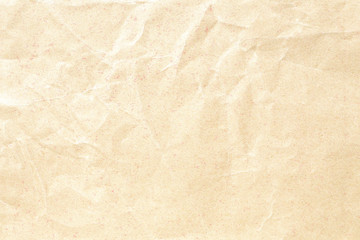 Crumpled brown paper texture