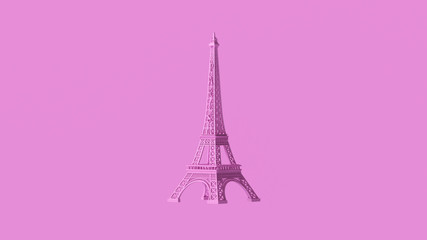 Naklejka na ściany i meble Pink Eiffel tower