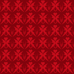 pattern rosso retro