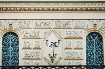 Elements of historical architecture, close-up.