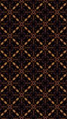 Ornate geometric pattern and abstract multicolored background