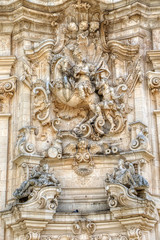 Martina Franca - A detail of the Basilica of San Martino