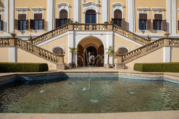 Milotice Castle Fountain, Czech Republic
