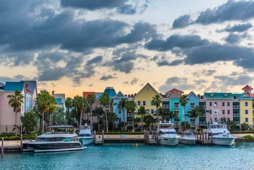 Foto op Plexiglas Sunset over the Atlantis Marina © John