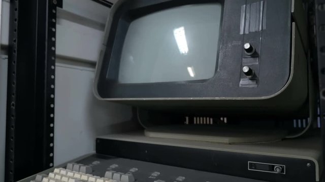 Retro Old Fashioned Personal Computer