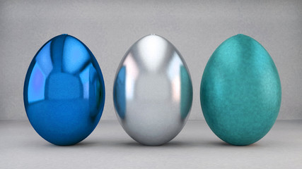 EASTER EGGS Linea Azul