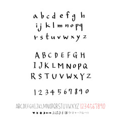 벡터 문자 / 손으로 쓴 글씨체