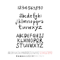 벡터 문자 / 손으로 쓴 글씨체