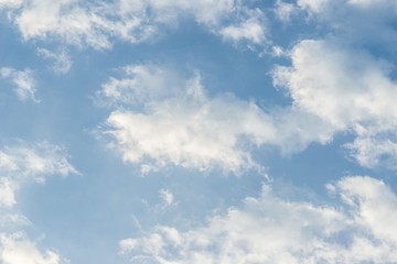 Nature cloudy blue sky background