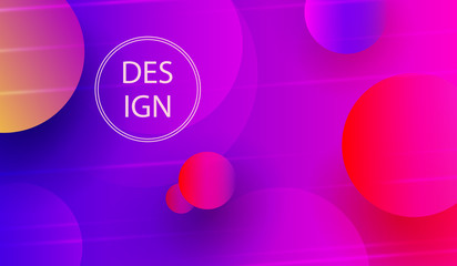 Rainbow abstract light background with chaotically painted multicolored circles