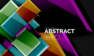 Shiny style geometric background