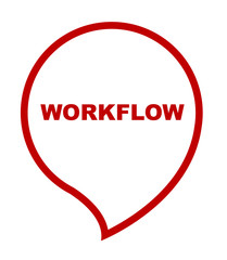 red vector banner workflow