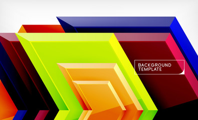 Abstract glossy techno arrows background