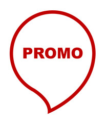 red vector banner promo