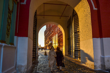 Fototapeta premium Entrance of Red square, Moscow city, Russia