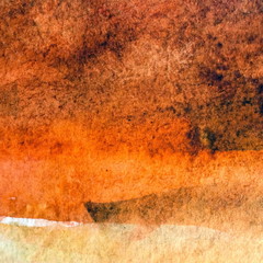 old orange watercolor background