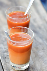 milk tea, Thai tea or hot milk tea