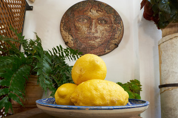 Lemons, at Cordoba´s courtyard, Spain	