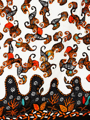 Indonesian batik pattern-Image