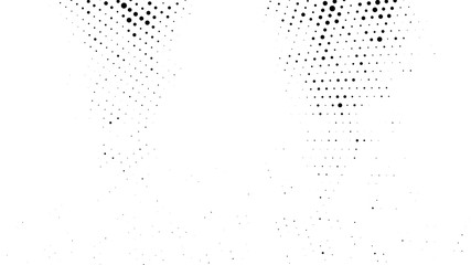 Halftone gradient pattern. Abstract halftone dots background. Monochrome dots pattern. Grunge crumpled texture. Pop Art, Comic small dots. Design for presentation, business cards, report, flyer, cover