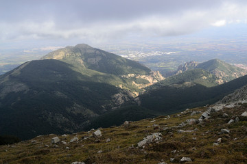 Monte Margiani visto da Punta Santu Miali