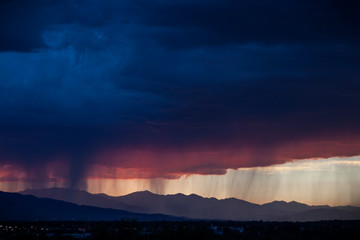 Rain Over Utah Valley 