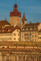 Lucerne (Luzern), the largest city in Central Switzerland