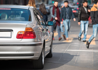 car with people